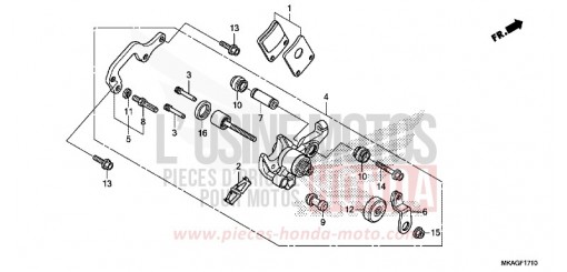 PARKING BRAKE CALIPER NC750SDH de 2017